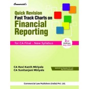Commercial's Quick Revision Fast Track Charts on Financial Reporting [FR - Color Book] for CA Final November 2021 Exam [New Syllabus] by CA. Ravi Kanth Miriyala